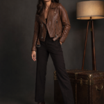 Sienna Vintage Biker Leather Jacket