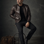 Leather Bomber Jacket